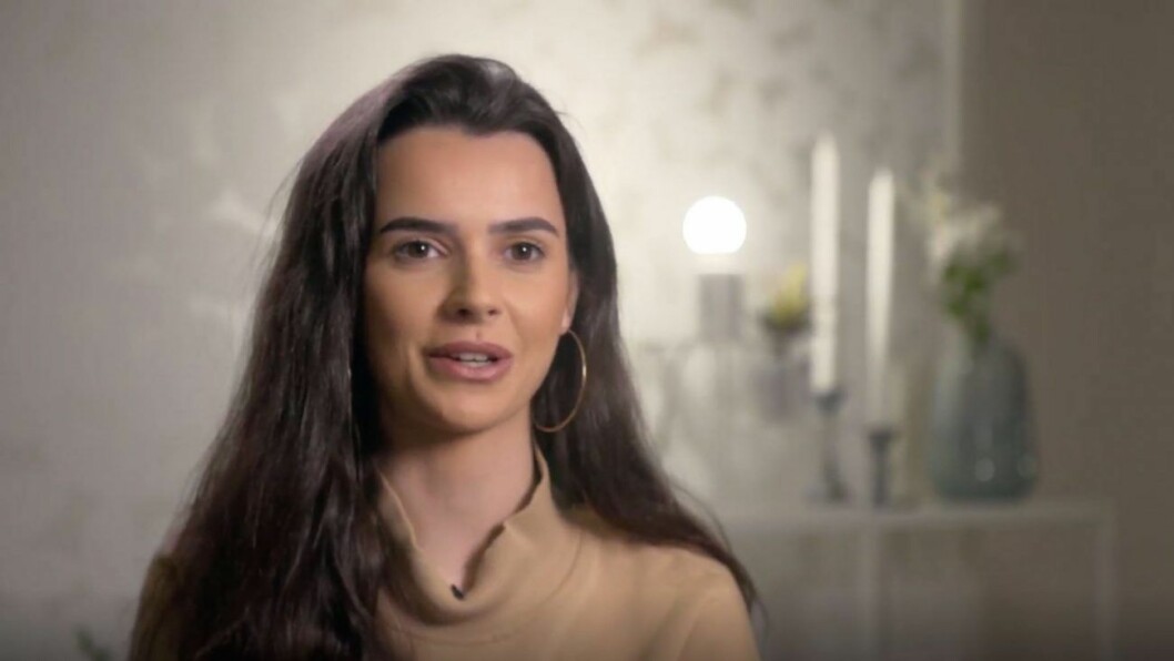 Sophie Andersen berättar att exets romans med vännen Linn tog hårt på henne. Sophie Andersen 2019