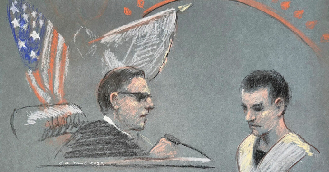 Spionmisstänkte Jack Teixeira inför domare i fredags. Uppskjuten förhandling för spionmisstänkt