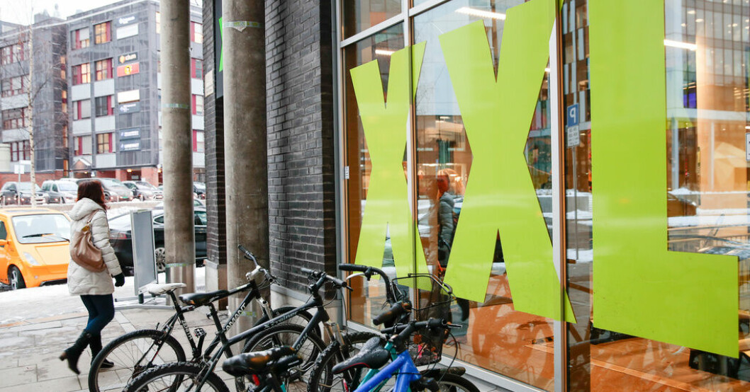 Sportbutikskedjan XXL faller på Oslobörsen efter besked om skattesmäll. Arkivbild XXL-aktien faller efter skattesmäll