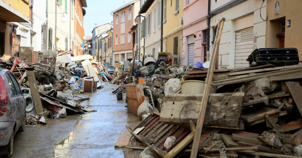 Staden Faenza är en av de hårdast drabbade i översvämningarna i Emilia-Romagna. Italienskt hjälppaket efter översvämningar