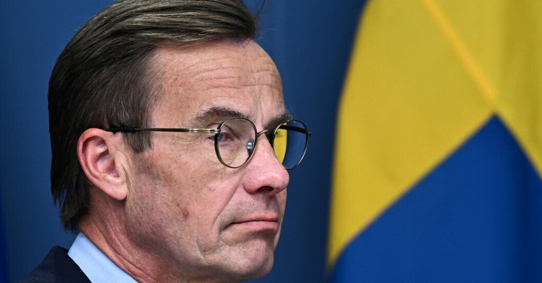 Statsminister Ulf Kristersson. Arkivbild. Säkerhetsrådet: "Intern rysk angelägenhet"