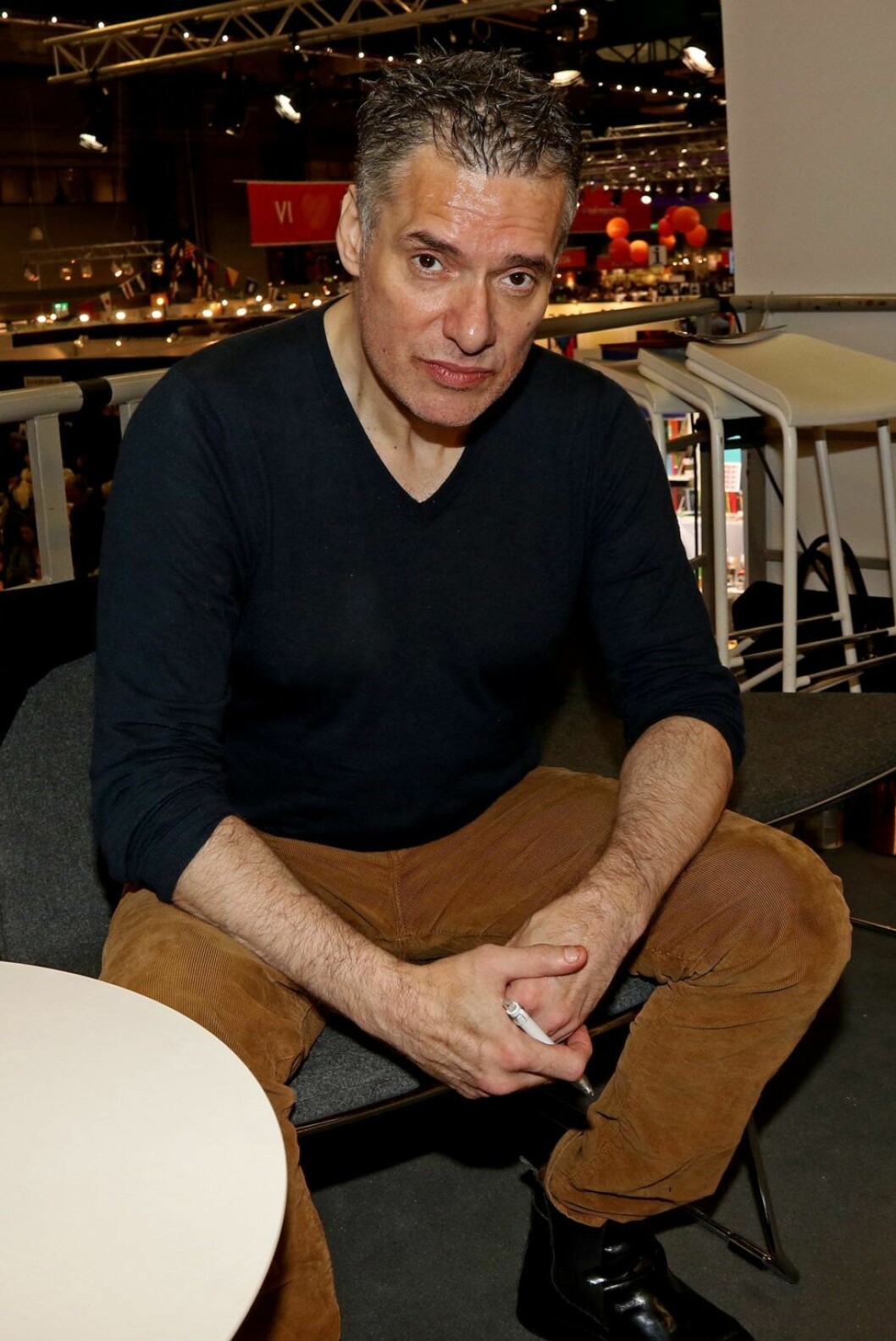 Thorsten Flinck på bokmässan 2016.