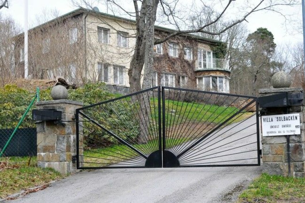 Prins Bertil testamenterade sin bostad Villa Solbacken till Carl Philip,