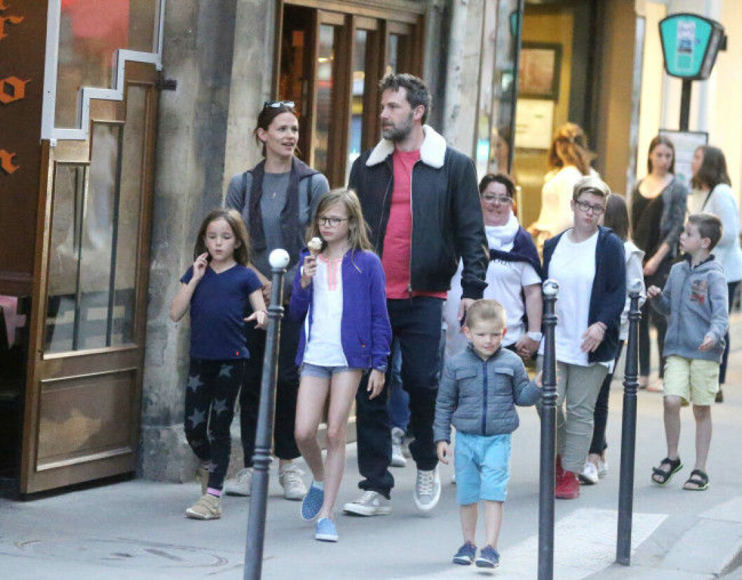Ben Affleck och Jennifer Garner har Violet, Seraphina och Samuel tillsammans.