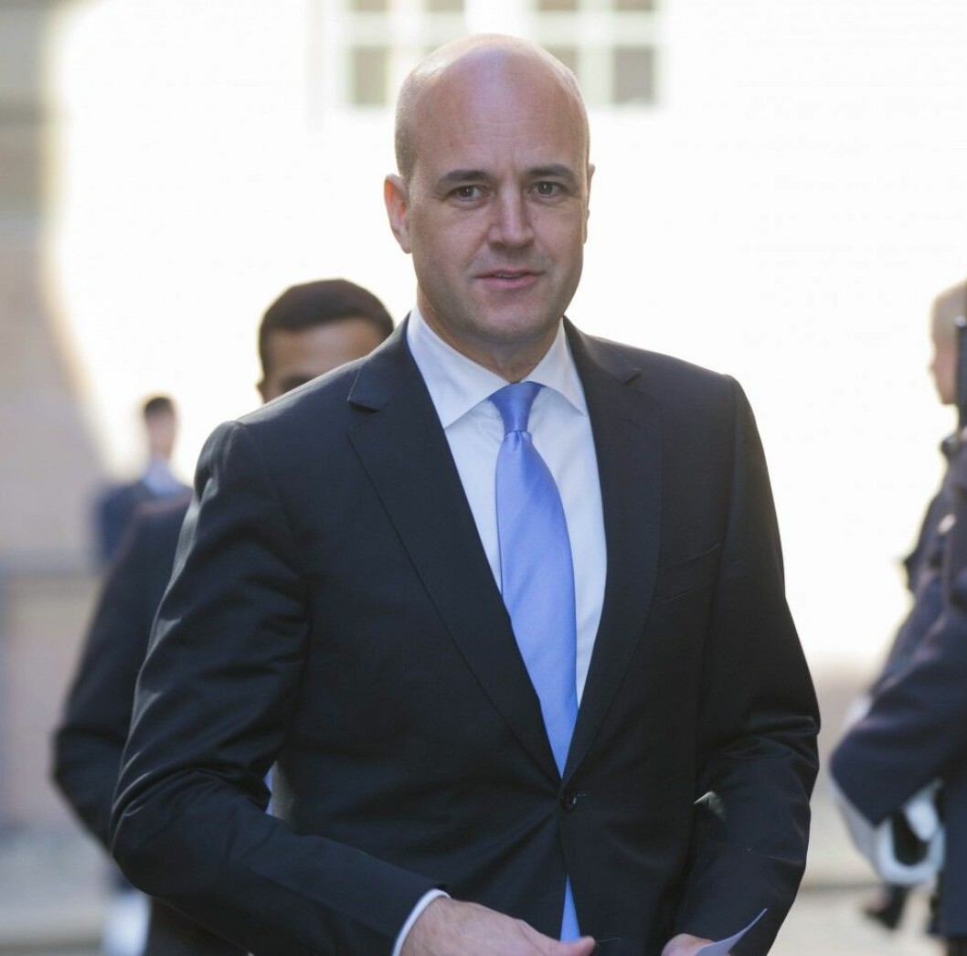 Det har bland annat ryktats om en romans med Fredrik Reinfeldt. Foto: Stella Pictures Det har bland annat ryktats om en romans med Fredrik Reinfeldt. Foto: Stella Pictures
