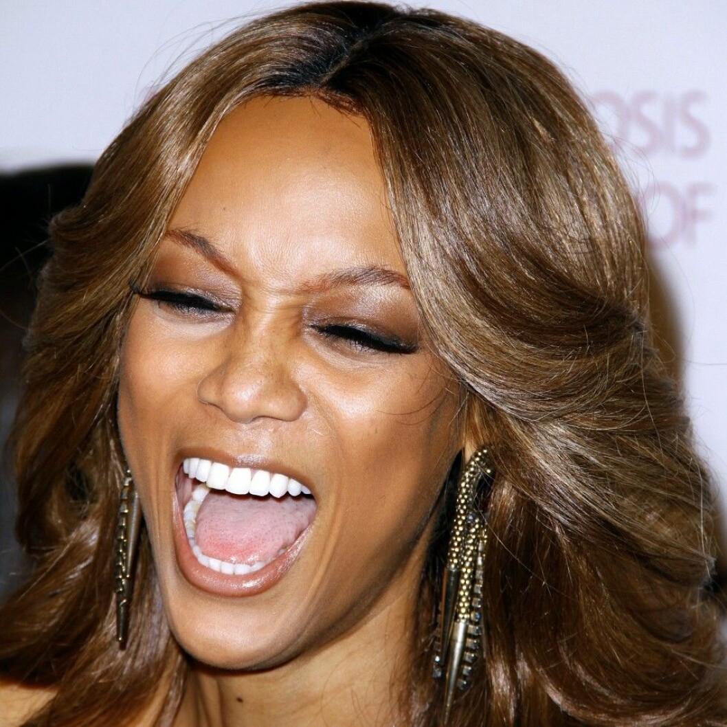 Tyra Banks använder hårprodukter från diverse hotellkedjor. Foto: Stella Pictures Tyra Banks använder hårprodukter från diverse hotellkedjor. Foto: Stella Pictures