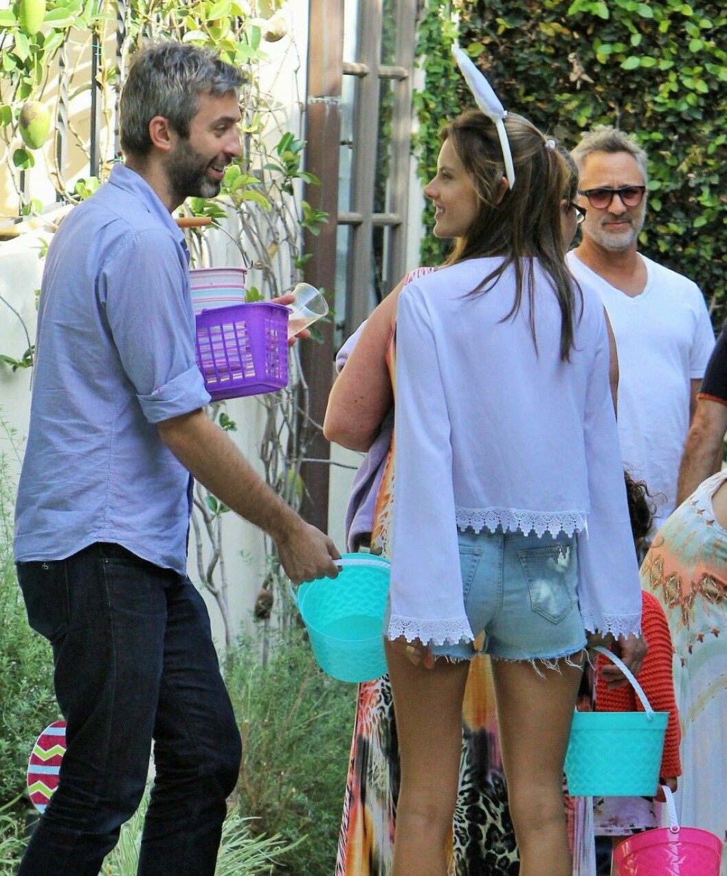 Alessandra Ambrosio Throws An Easter Party