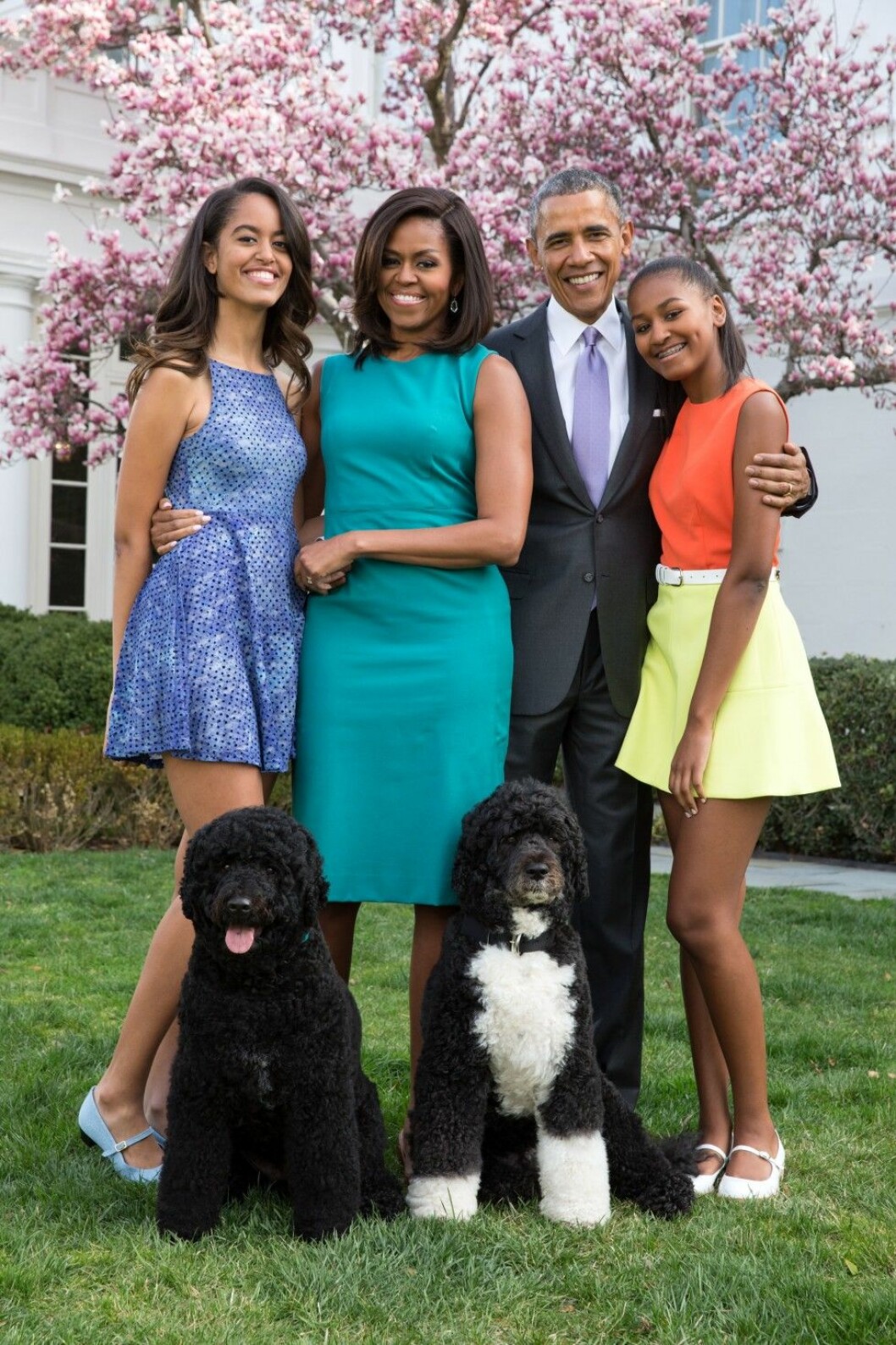 Foto: Stella Pictures Barack Obama and family on Easter Sunday