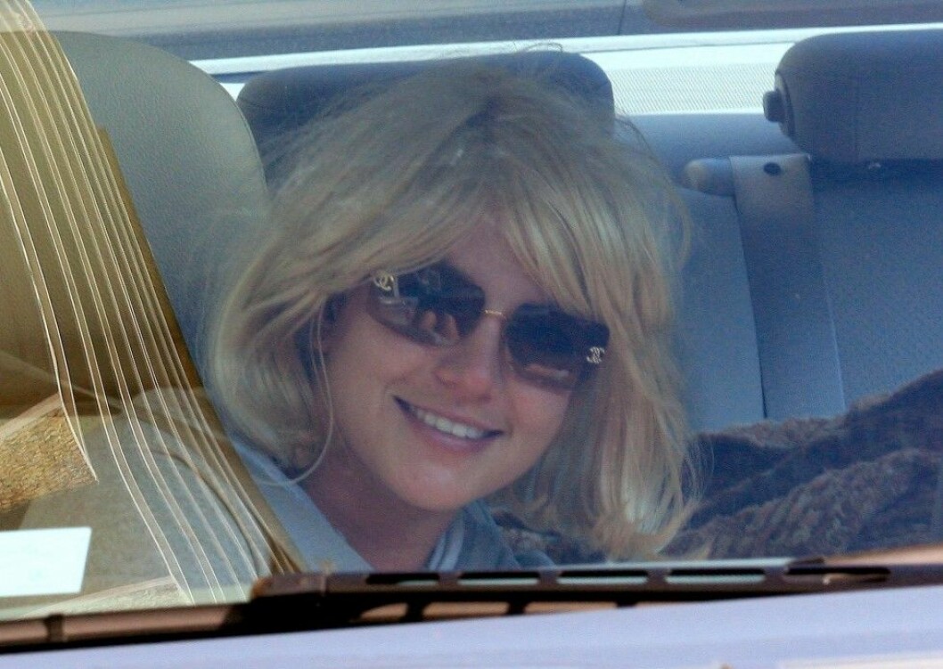 Britney Spears med peruk 2007. Foto: Stella Pictures Britney Spears med peruk 2007. Foto: Stella Pictures