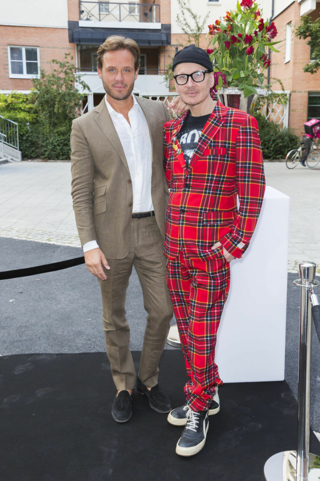 6067377 2016-09-15 Event på tema vackra ögon på uppdrag av Clear eyes På Bilden: Jonas Ramel och Peter Englund COPYRIGHT Jari Kantola/STELLA PICTURES