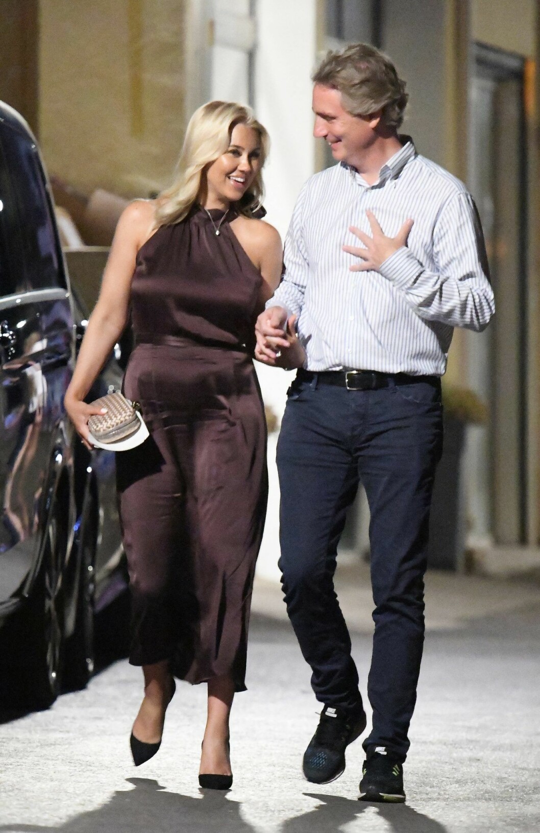 Isabella och Erik ser onekligen ut att trivas i varandras sällskap och ha roligt. Isabella Löwengrip Erik Selin Saint-Tropez