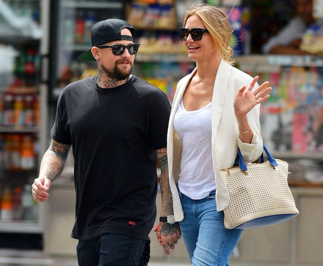 Vigseln mellan Benji Madden och Cameron Diaz lär ha föregåtts av en förlovning i julas. Foto: Stella Pictures Foto: Stella