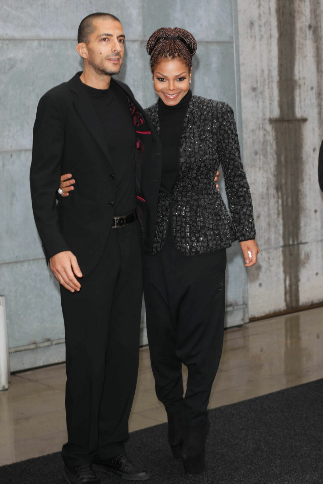 Janet Jackson gifte sig 2012 med Wissam Al Mana. Giorgio Armani F / W 2013-2014