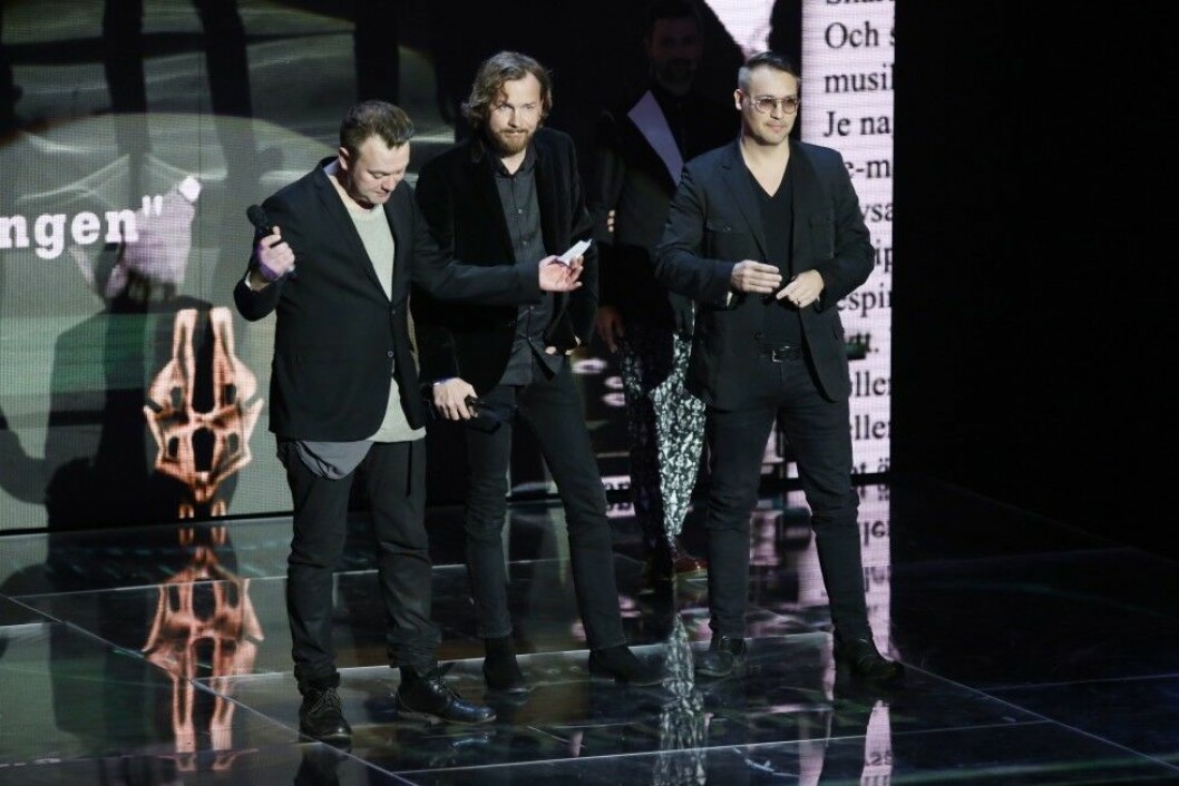 Killarna i Kent, minus Jocke Berg som inte kunde närvara. Foto: Stella Pictures Killarna i Kent, minus Jocke Berg som inte kunde närvara. Foto: Stella Pictures