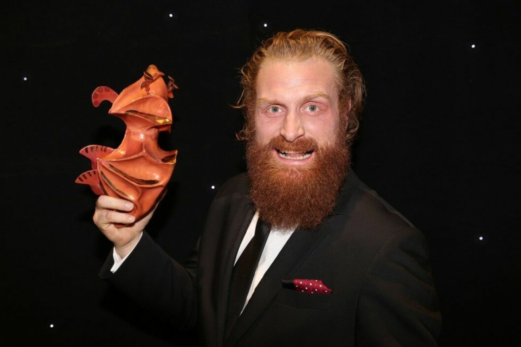 Kristofer Hivju belönades med en Guldbagge för sin roll i “Turist”. Foto: Stella Pictures Kristofer Hivju belönades med en Guldbagge för sin roll i "Turist". Foto: Stella Pictures