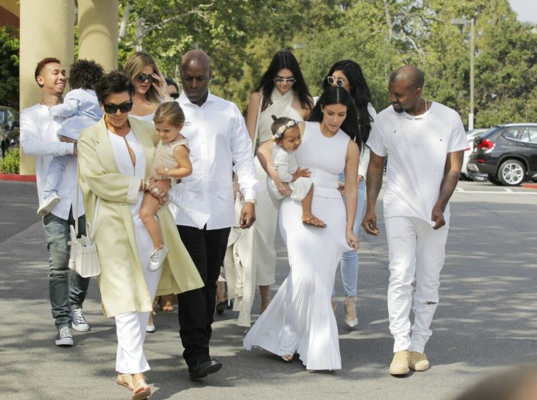 Foto: Stella Pictures Kim and family attaining church service for the easter sunday