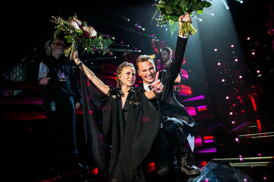 Mariette och Magnus Carlsson knep finalplatserna. Foto: Stella Pictures Mariette och Magnus Carlsson knep finalplatserna. Foto: Stella Pictures