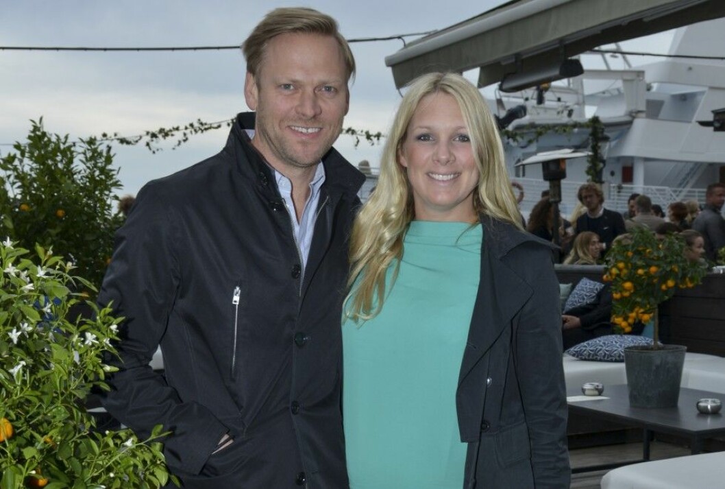 Jesper Rodhborn och Anna Brolin blir föräldrar vilken dag som helst. Foto: Stella Pictures Jesper Rodhborn och Anna Brolin blir föräldrar vilken dag som helst. Foto: Stella Pictures