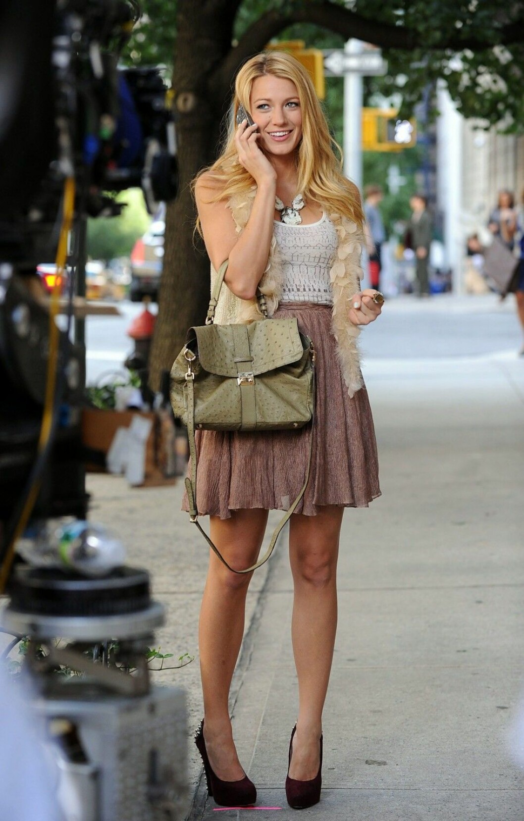 Blake Livelys tid i ”Gossip Girl” lade grunden till hennes nutida status som stilikon. On the set of Gossip Girl