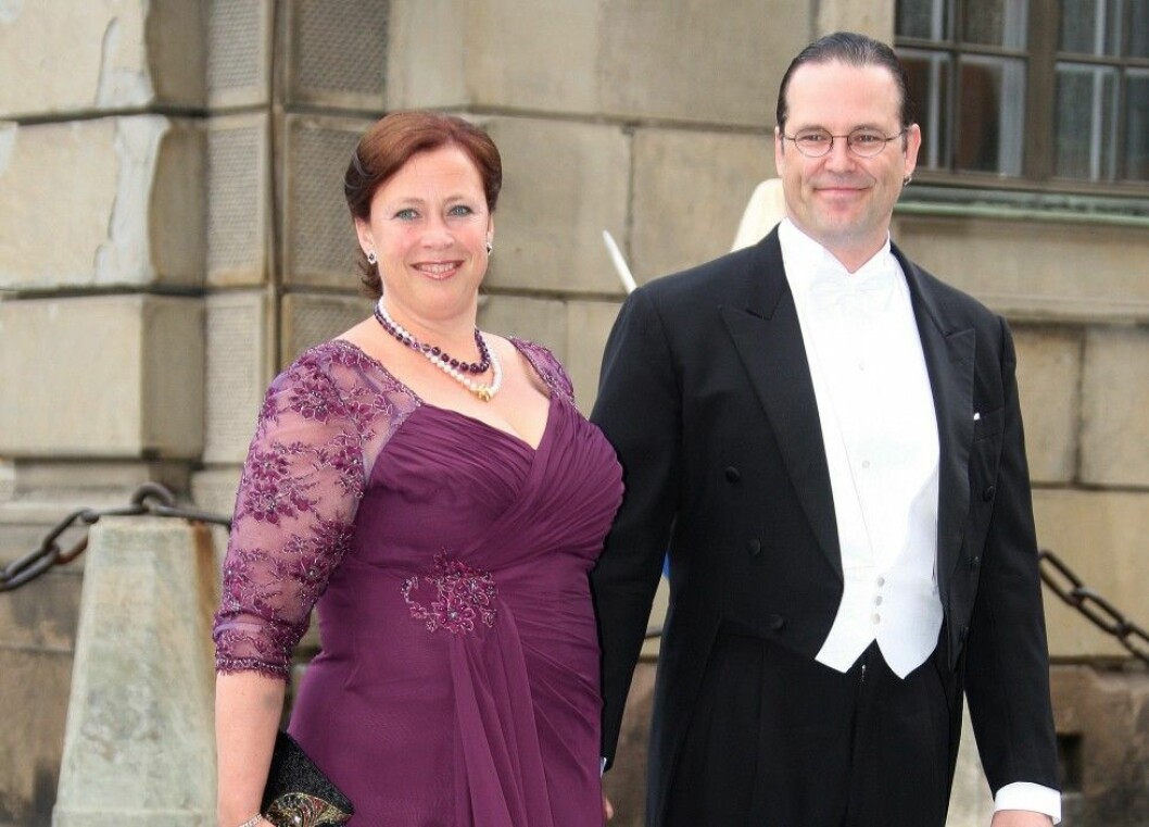 Anders Borg med exfrun Sanna. Foto: Stella Pictures Anders Borg med exfrun Sanna. Foto: Stella Pictures
