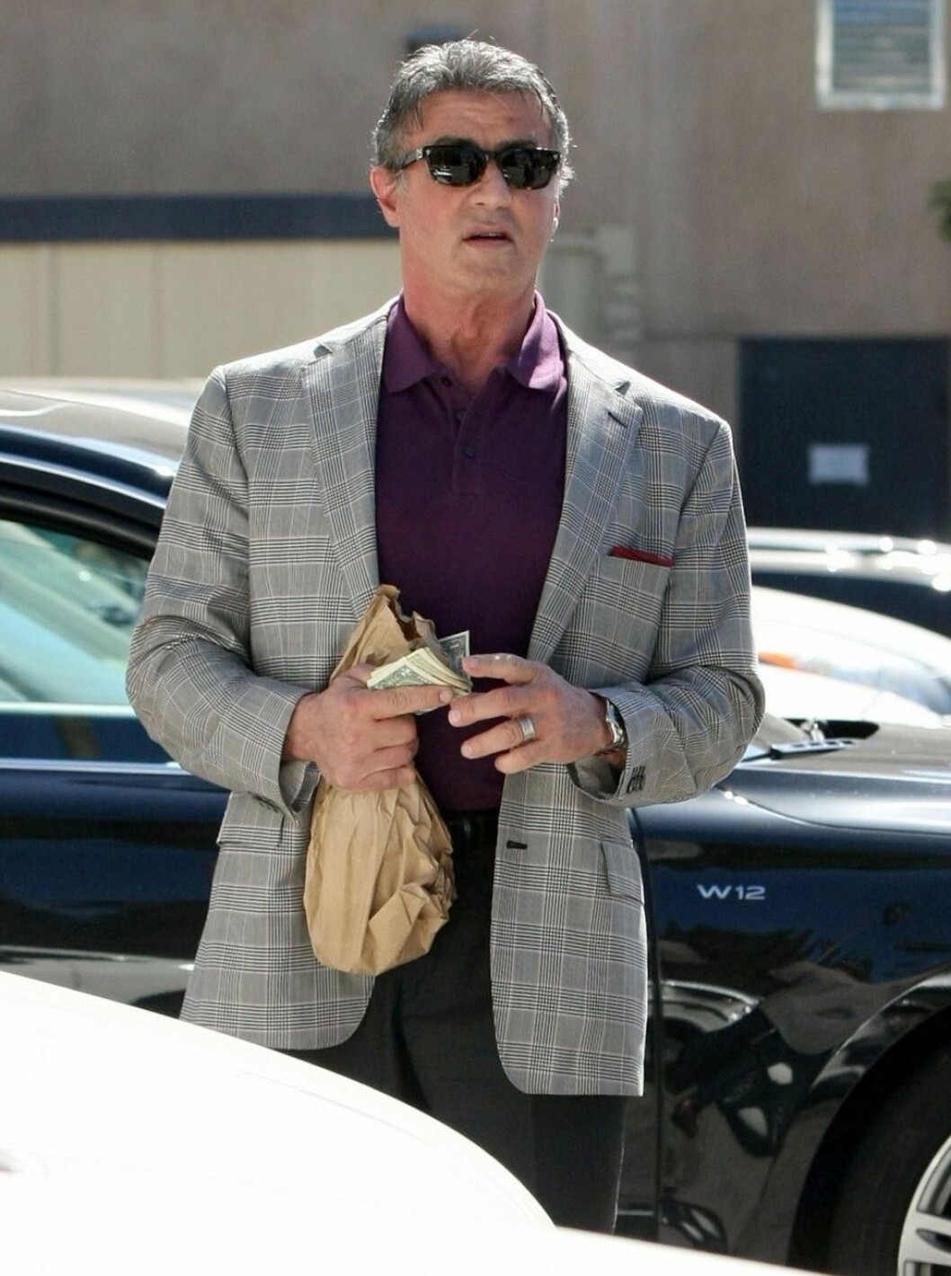 Sylvester Stallone Out For Lunch In Beverly Hills