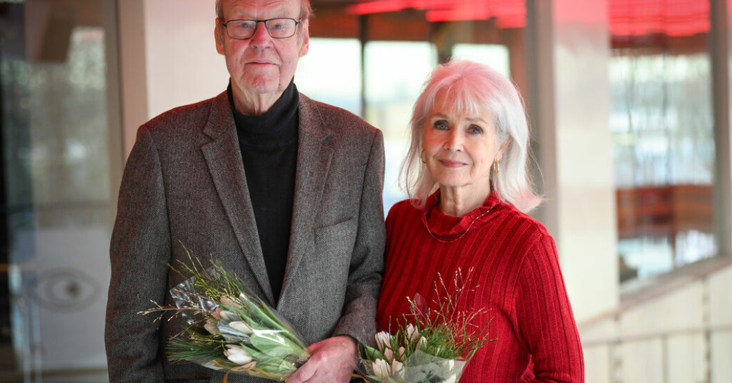 Sten Ljunggren och Marika Lindström blev årets filmpar 2022. Arkivbild. "Bränn alla mina brev" dubbelt prisad