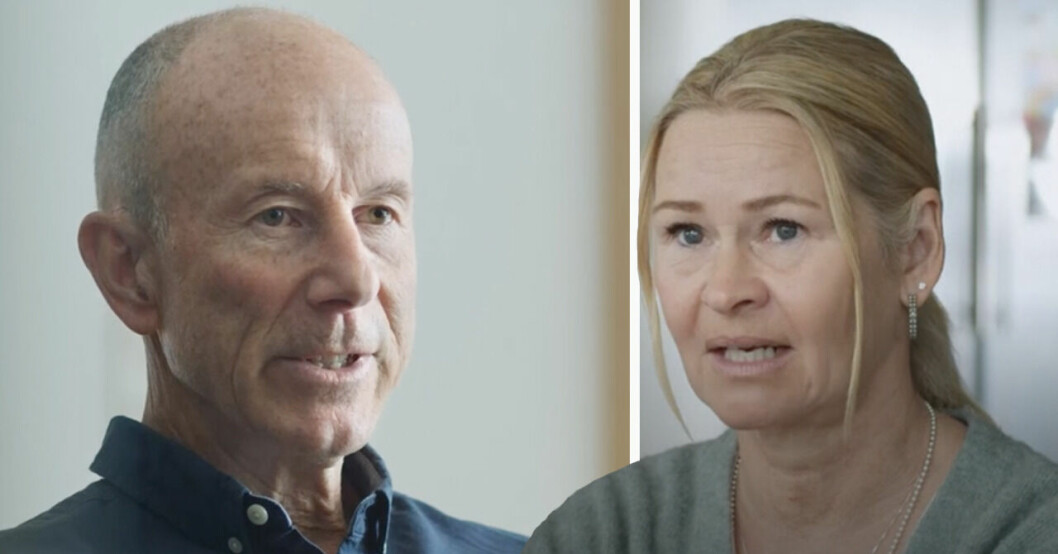 Ingemar Stenmark och Tarja Stenmark.