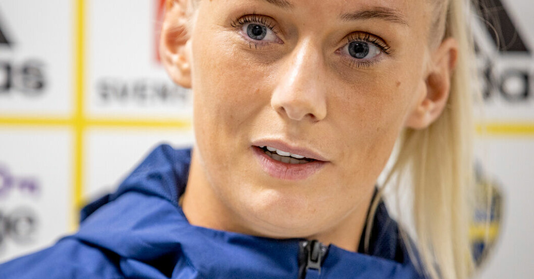 Stina Blackstenius gjorde mål när Arsenal vann den engelska ligacupen. Arkivbild. Arsenal fick revansch – vann ligacupen