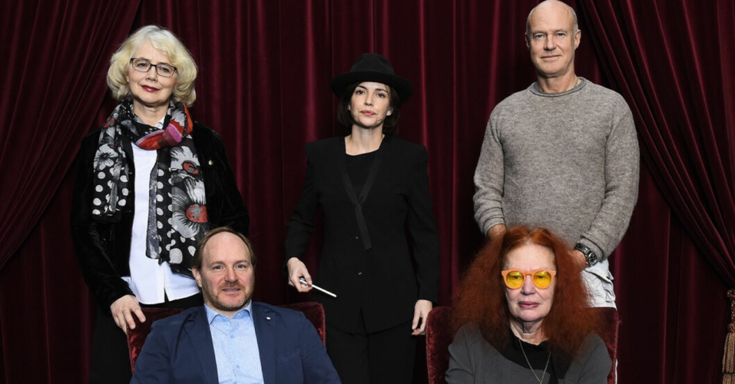 Marika Lagercrantz, Stefan Sauk, Morgan Alling, Amanda Ooms och Claire Wikholm.