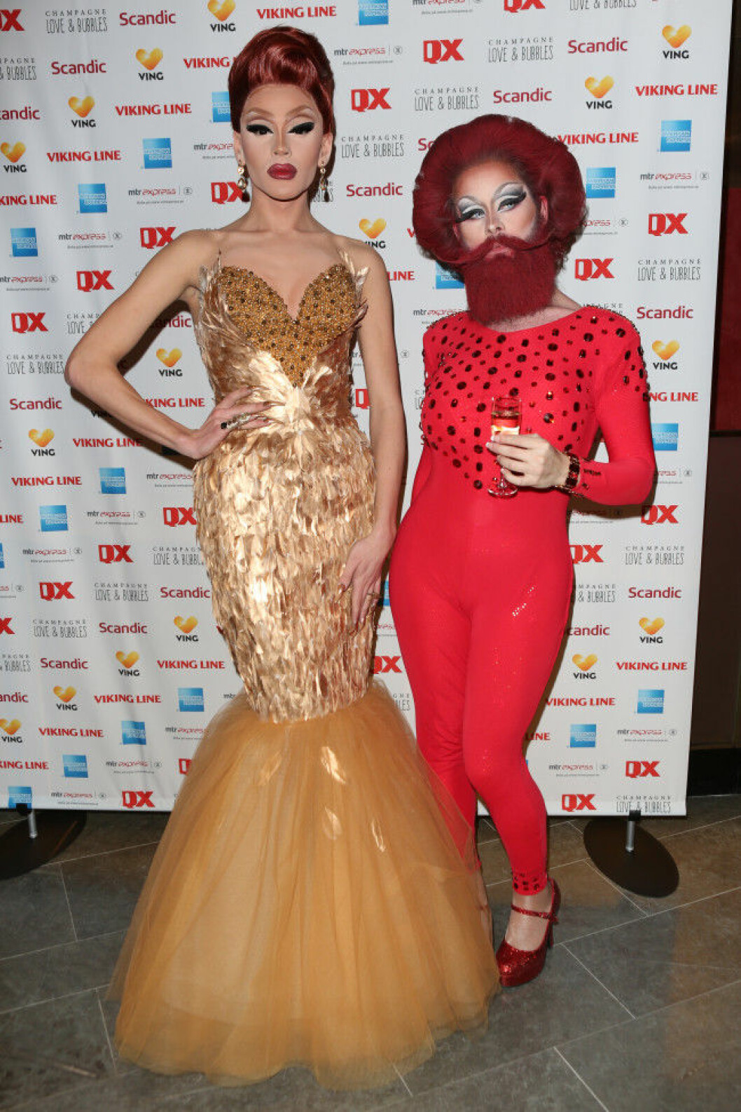 STOCKHOLM, SWEDEN, 2016-02-08 QX-galan 2016 p Cirkus i Stockholm. XPBE Picture: Admira Thunder Pussy, Madame Heinz Photo: CHARLOTTE BRUNZELL/IBL -AOP IBL *** Local Caption *** 04954009