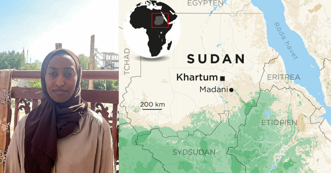 Stockholmsbon Safa försöker fortfarande att ta sig ut ur Sudan. Safa är fast i Sudan: "Är väldigt rädd"
