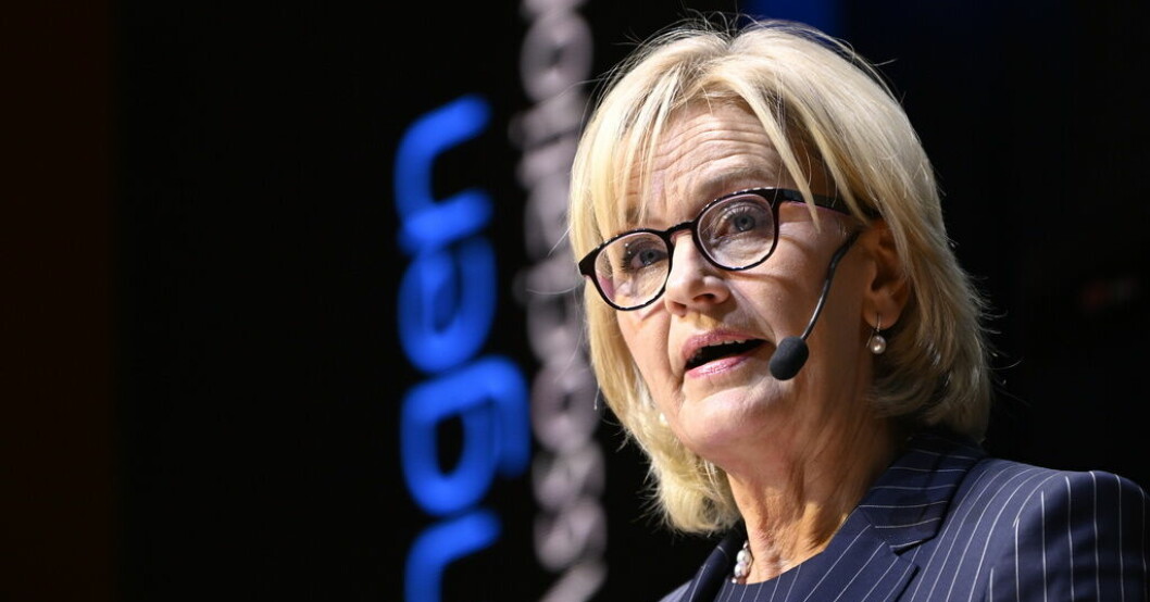 Storbanken Handelsbanken, med vd Carina Åkerström, rapporterar kvartalsrapport. Arkivbild. Handelsbanken imponerar inte på börsen