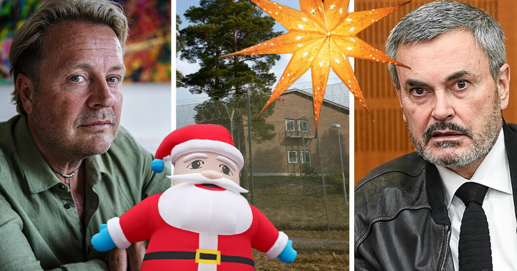 Hänt Nyheter avslöjar hur Runar Sögaard och John ”Lasermannen” Ausonius firar jul inne på anstalten Storboda.