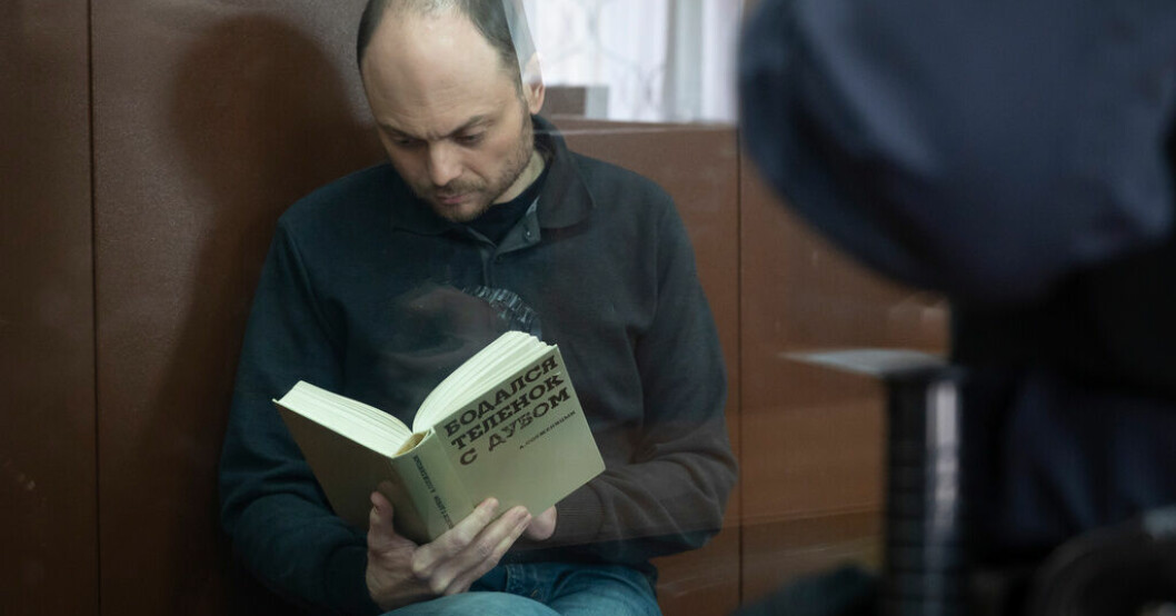Straffskärpningarna kommer en dag efter att den ryske oppositionspolitikern Vladimir Kara-Murza dömdes till 25 år i en straffkoloni. Arkivbild. Ryssland skärper straffen för regimkritiker