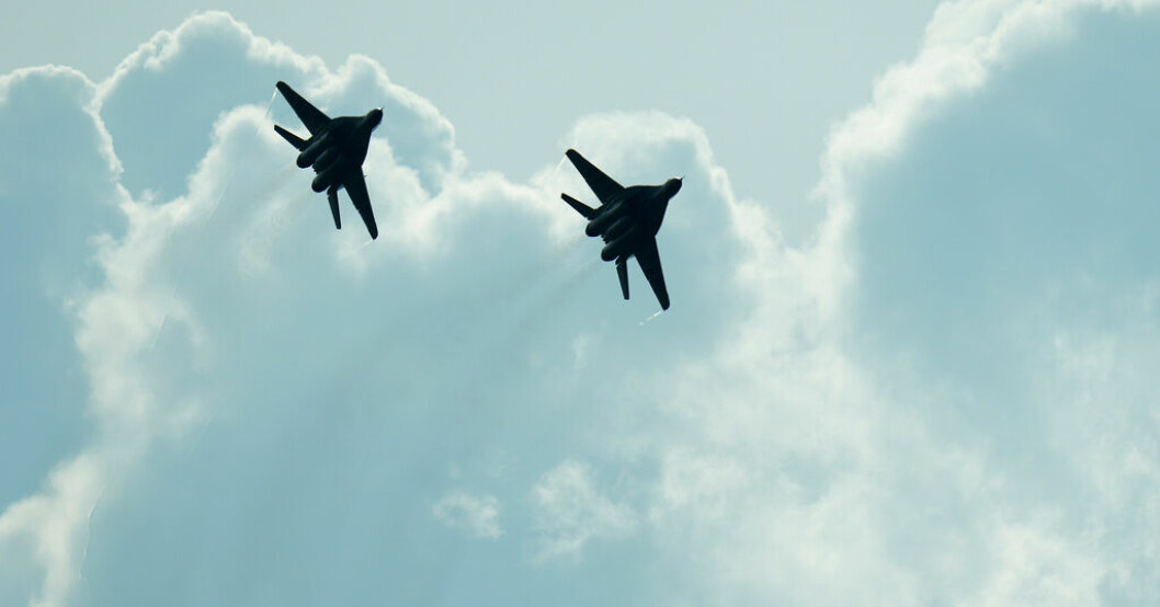 Stridsflyg av typ Mig-29. Arkivbild. Berlin-ja till polska stridsflyg till Ukraina