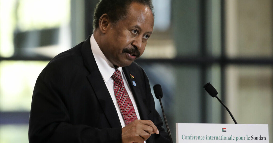 Sudans tidigare premiärminister Abdalla Hamdok. Arkivbild. Förre Sudanledaren varnar: "Mardröm för världen"
