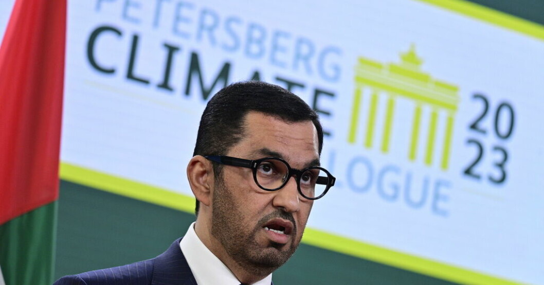Sultan Ahmed al-Jaber är inte okontroversiell som klimatmöteschef. Arkivbild. Kräver att olje-vd sparkas som klimatmöteschef
