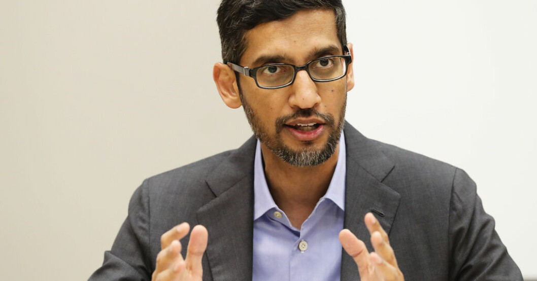 Sundar Pichai, vd för Alphabet, är en världens bäst betalda ledare. Arkivbild. Enormt lönelyft för teknikjätten Alphabets vd