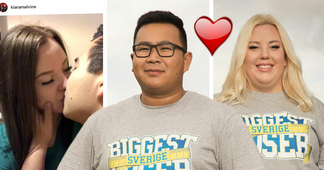 Klara Asp och Johan ”Sune” Sundahl avslöjar hemliga romansen i Biggest loser: ”Jättekära”