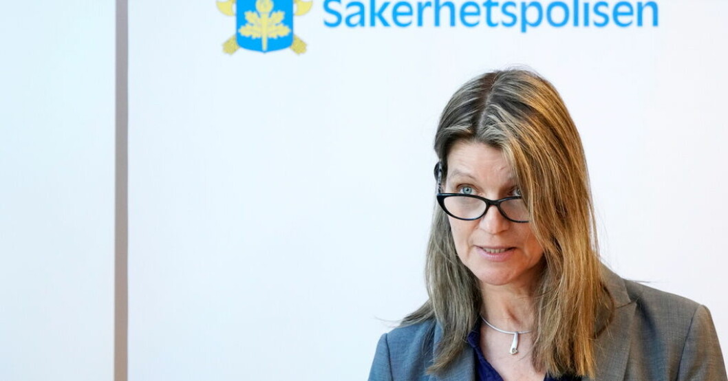 Susanna Trehörning, biträdande chef för kontraterrorism på Säpo. Arkivbild. Säpo: PKK-terror finansieras i Sverige