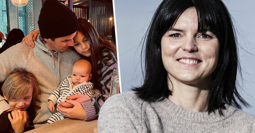 Susanna Kallurs familjelycka med maken Klas.