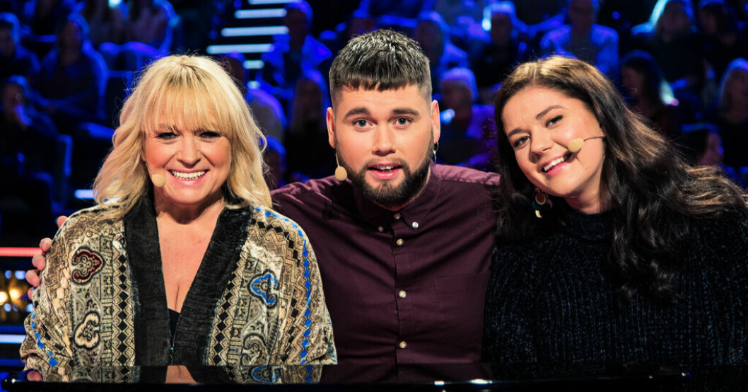 Sussie, Emanuel och Ida tävlade tillsammans i <span class=" italic" data-lab-italic_desktop="italic">Så ska det låta</span> 2018. Sussie, Emanuel och Ida