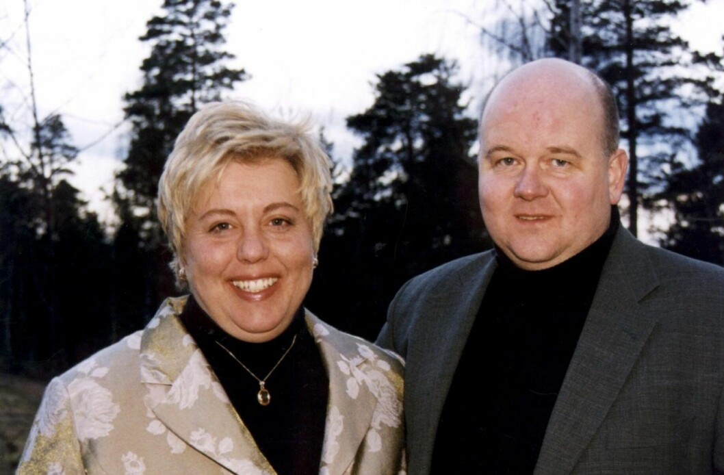 Suzanne Axell och sambon Jörgen. Suzanne Axell och maken Jörgen.