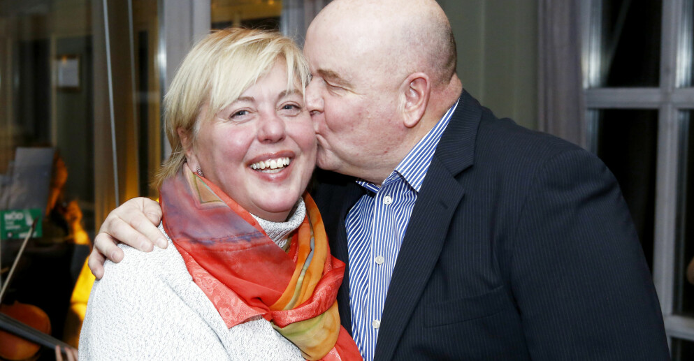 Suzanne med sambon Jörgen Wedebrand. Suzanne med sambon Jörgen Wedebrand.