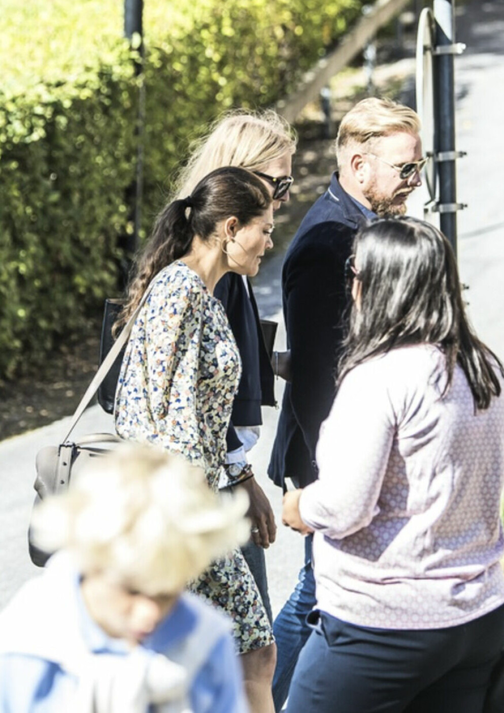 Kronprinsessan Victoria tillsammans med Svante och Pim Tegnér. Kronprinsessan Victoria, Pim Tegnér och Svante Tegnér