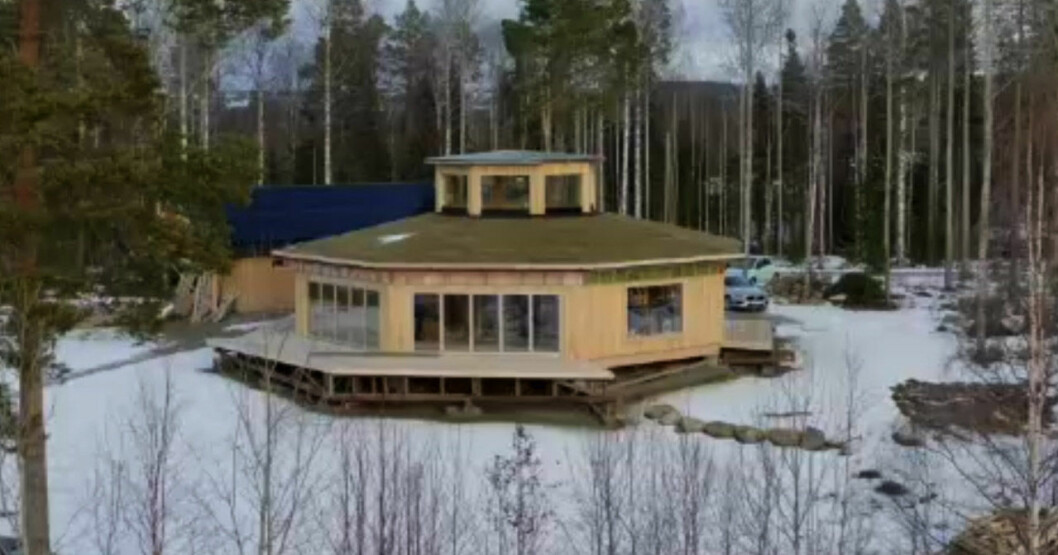 Sten Wadmans hus. <strong>Foto: SVT.</strong> Sten Wadmans hus i Husdrömmar 2020.