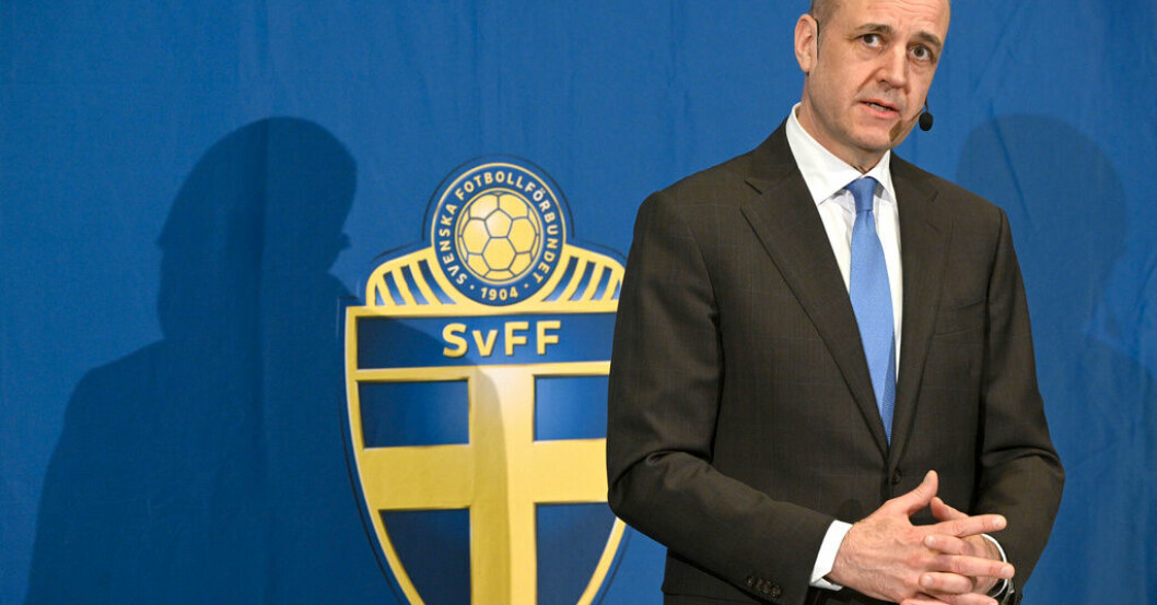 Svenska fotbollförbundets ordförande Fredrik Reinfeldt. Arkivbild. Reinfeldt: "VAR är vår framtid"