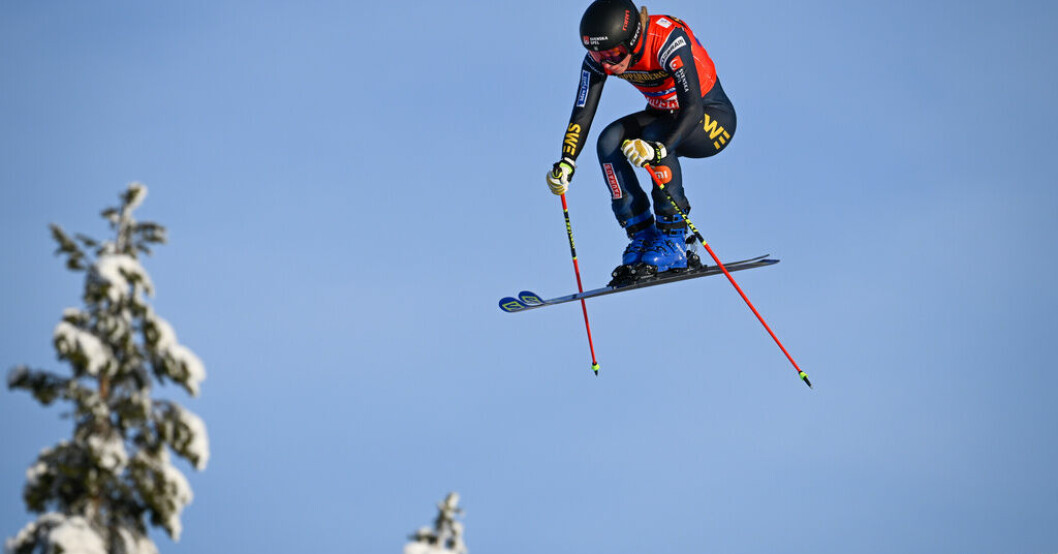 Svenska skicross-stjärnan Sandra Näslund. Arkivbild. Näslund oslagbar – säkrade världscupsegern