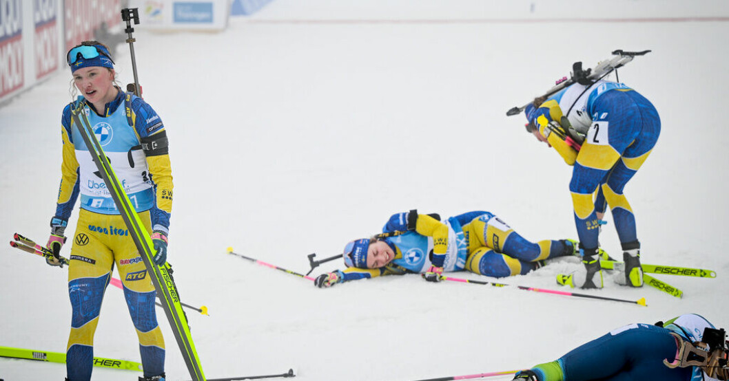 Svenskorna Linn Persson, Anna Magnusson och Hanna Öberg hade en tung jaktstart under skidskytte-VM i Oberhof. Bommar och sega ben – svenskorna utan medalj