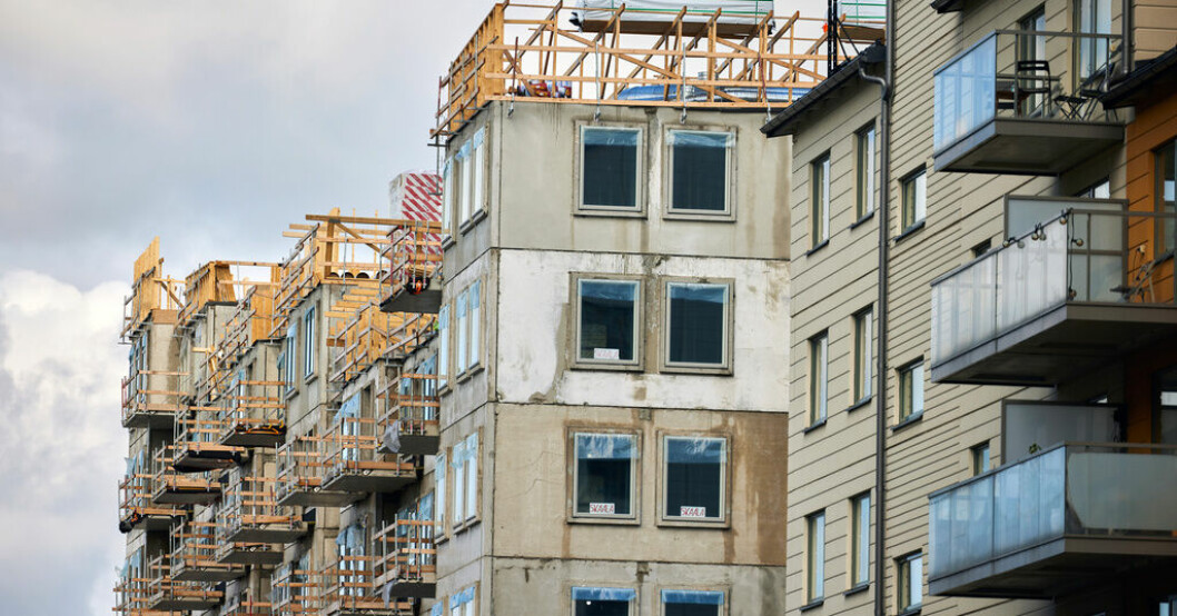 Svenskt bostadsbyggande beskrivs som att den befinner sig i sitt värsta tillstånd sedan 1990-talet. Arkivbild. Byggkrismöte: Hopp om åtgärder i höstbudgeten